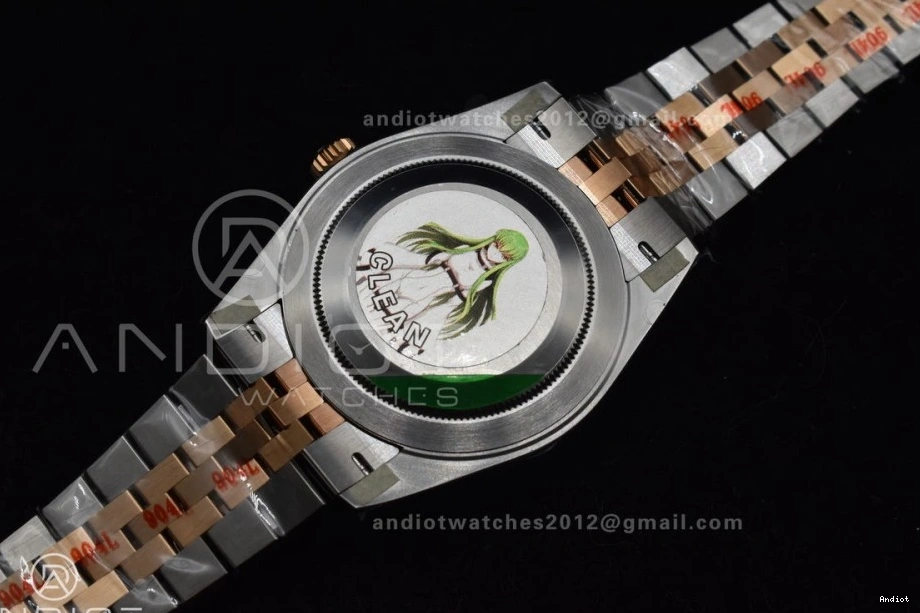 1:1 Best 904L SS Dial Stick Bracelet VR3235 on Steel Clean Edition Brown 41 DateJust RG 126333 Jubilee 0409